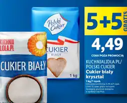 Lidl KuchniaLidl.pl/ Polski Cukier Cukier biały kryształ 1 kg oferta