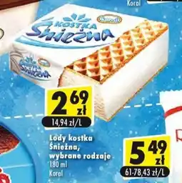 Premium Nasz Sklep Lody kostka Śnieżna Koral 180 ml oferta