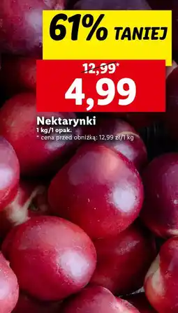 Lidl Nektarynki 1 kg oferta