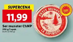 Lidl Ser munster ChNP 200 g oferta
