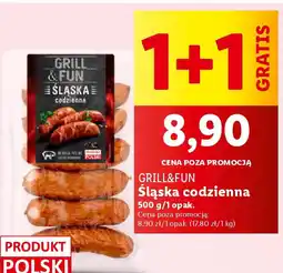 Lidl Grill & Fun Śląska codzienna 500 g oferta