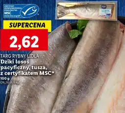 Lidl Targ Rybny Lidla Dziki łosoś pacyficzny 100 g oferta