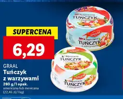 Lidl Graal Tuńczyk z warzywami 280 g oferta