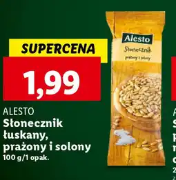 Lidl Alesto Słonecznik tuskany, prażony i solony 100 g oferta