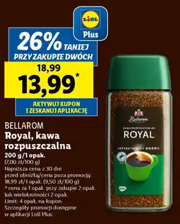 Lidl Bellarom Royal, kawa rozpuszczalna 200 g oferta