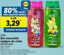 Lidl Cien Żel-smoothie myjące do ciała 300 ml oferta