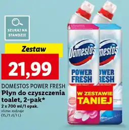 Lidl Domestos Power Fresh Płyn do czyszczenia toalet, 2-pak oferta