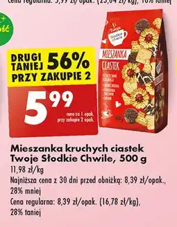 Biedronka Mieszanka kruchych ciastek Twoje słodkie chwile oferta