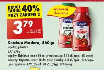 Biedronka Ketchup pikantny Madero oferta