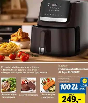 Lidl Frytkownica beztłuszczowa Air Fryer XL 1600 W oferta