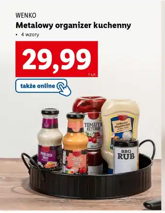 Lidl Wenko Metalowy organizer kuchenny oferta