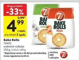 Intermarche Bake rolls garlic 7 days bake rolls oferta