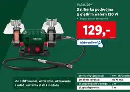 Lidl Szlifierka podwójna z giętkim wałem 120 W oferta