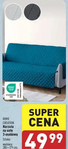 ALDI Home Creation Narzuta na sofę 3-osobową oferta