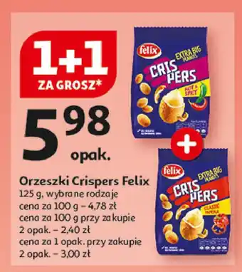 Auchan Orzeszki papryka Felix crispers oferta