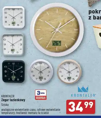 ALDI Zegar łazienkowy oferta