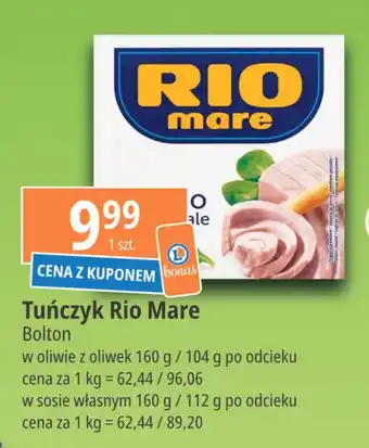 E.Leclerc Tuńczyk kawałki w sosie własnym Rio mare oferta