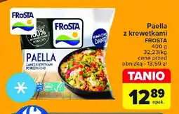 Carrefour Paella danie z krewetkami po hiszpańsku Frosta oferta