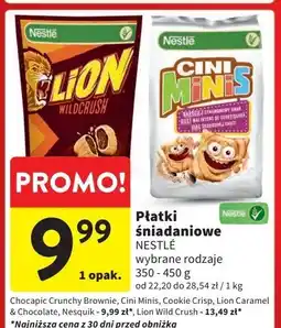 Intermarche Płatki śniadaniowe caramel & chocolate Lion wildcrush oferta