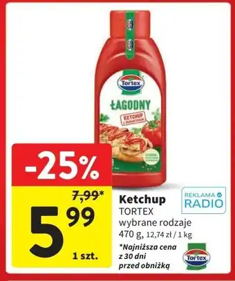 Intermarche Ketchup łagodny Tortex oferta