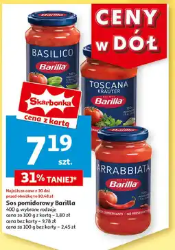 Auchan Sos toscana Barilla oferta