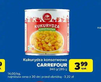 Carrefour Express Kukurydza konserwowa Carrefour classic oferta