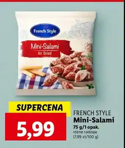 Lidl Mini salami klasyczne French style oferta