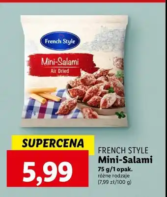 Lidl Mini salami klasyczne French style oferta