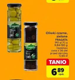 Oliwki drylowane czarne Fragata
