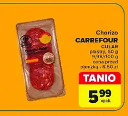 Carrefour Market Chorizo cular-plastry Carrefour oferta