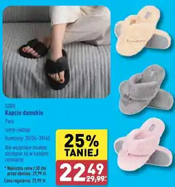 ALDI Kapcie Soxo oferta