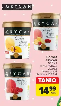 Carrefour Sorbet Grycan oferta