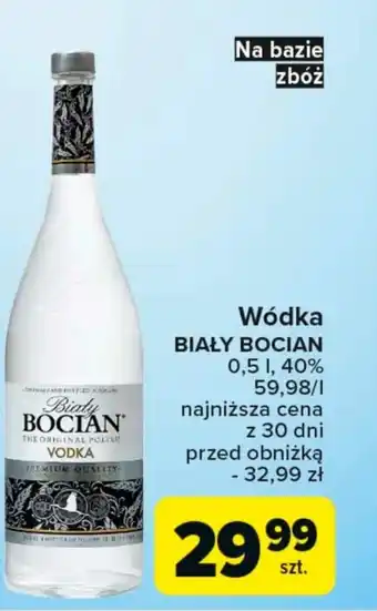 Carrefour Wódka Biały Bocian oferta