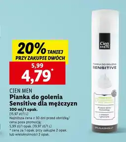 Lidl Pianka do golenia Cien oferta