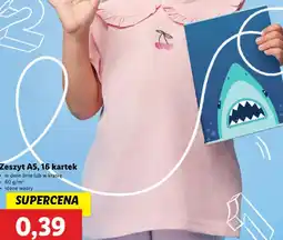 Lidl Zeszyt A5, 16 kartek oferta