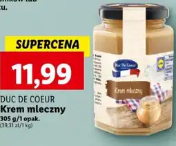 Lidl Duc de Coeur Krem mleczny 305 g oferta