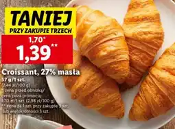 Lidl Croissant 27% masła 57 g oferta
