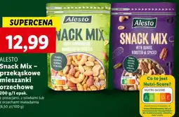Lidl Alesto Snack Mixprzekąskowe mieszanki orzechowe 200 g oferta