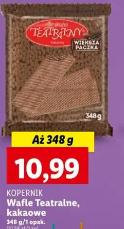 Lidl Kopernik Wafle Teatralne, kakaowe 348 g oferta