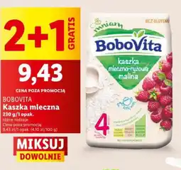 Lidl Bobovita Kaszka mleczna 230 g oferta