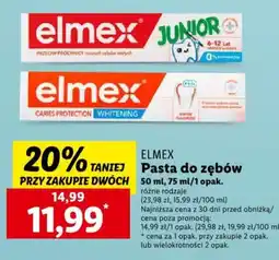 Lidl Elmex Pasta do zębów 50 ml oferta