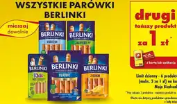 Biedronka Wszystkie parówki Berlinki oferta