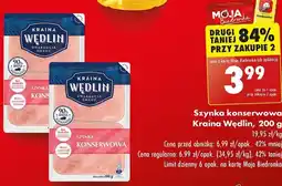 Biedronka Szynka konserwowa Kraina Wędlin 200 g oferta