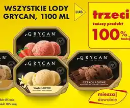 Wszystkie lody Grycan 1100 ml