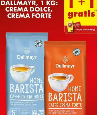Biedronka Kawa ziarnista Dallmayr 1 kg: Crema Dolce, Crema Forte oferta