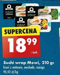 Biedronka Sushi wrap Mowi 210 g oferta