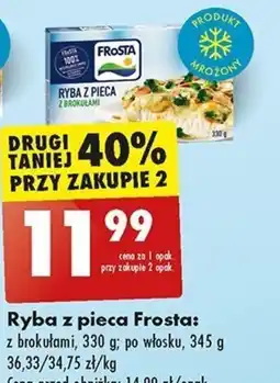 Biedronka Ryba z pieca Frosta 330 g oferta