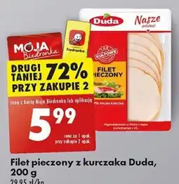Biedronka Filet pieczony z kurczaka Duda, 200 g oferta