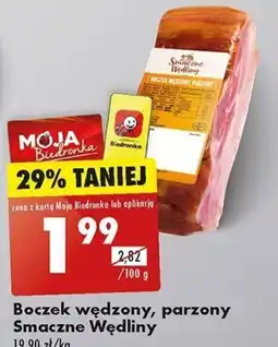 Biedronka Boczek wędzony, parzony Smaczne Wędliny oferta
