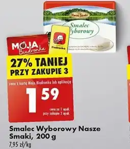 Biedronka Smalec Wyborowy Nasze Smaki 200 g oferta